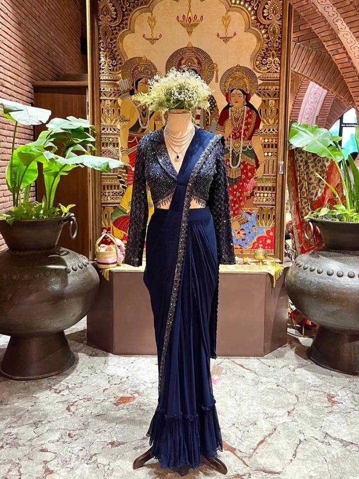 Maheshwari Silk Unstitched Suit Set — Ivory Bel Buti